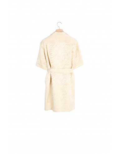 Robe chemise ceinturée en jacquard 50-70% off 