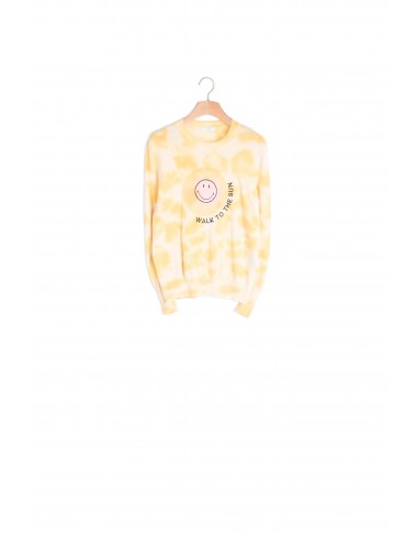 Smiley® Pull jacquard tie and dye vente chaude votre 